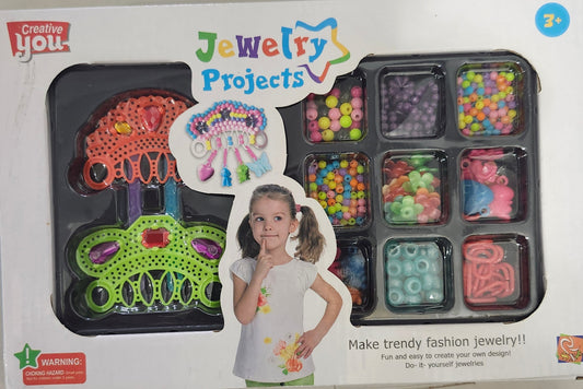🎨 Creative You Jewelry Projects Kit – DIY Bead Set (Ages 3+) ✨