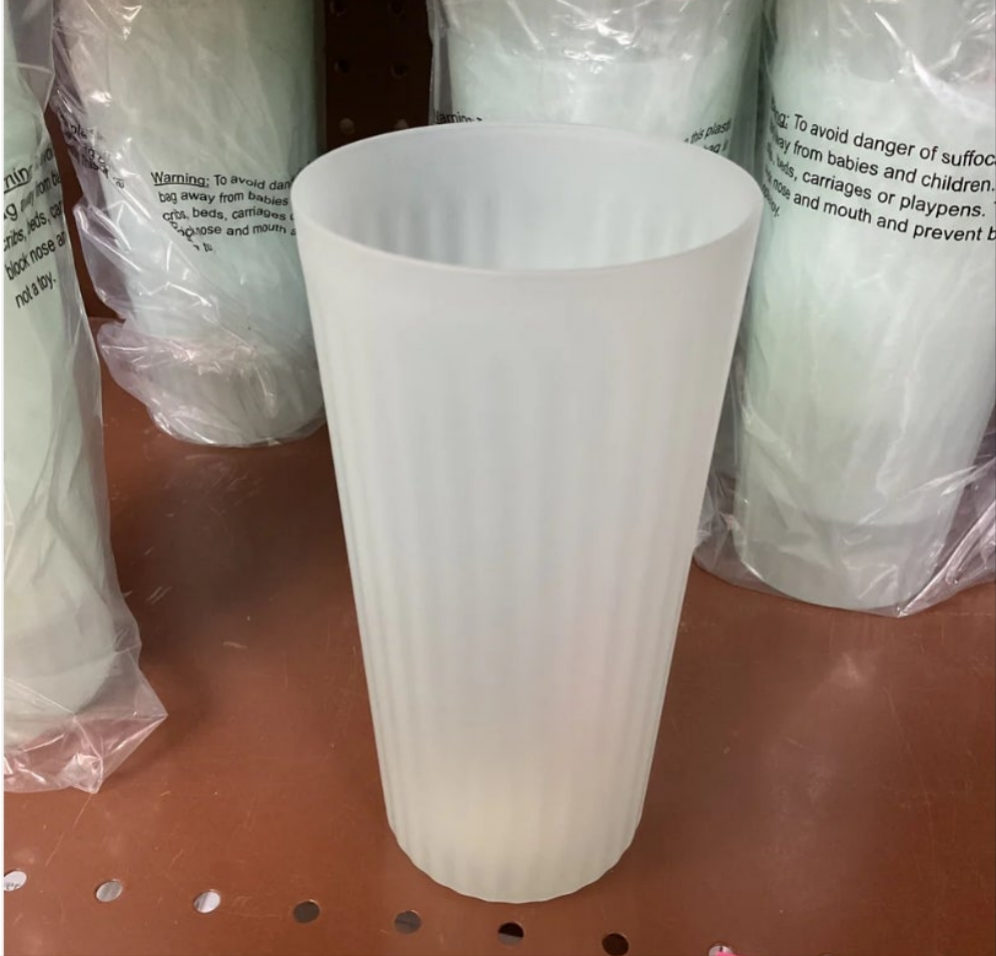 🥤 Mint Ribbed Tall Tumblers – 4-Pack Microwaveable