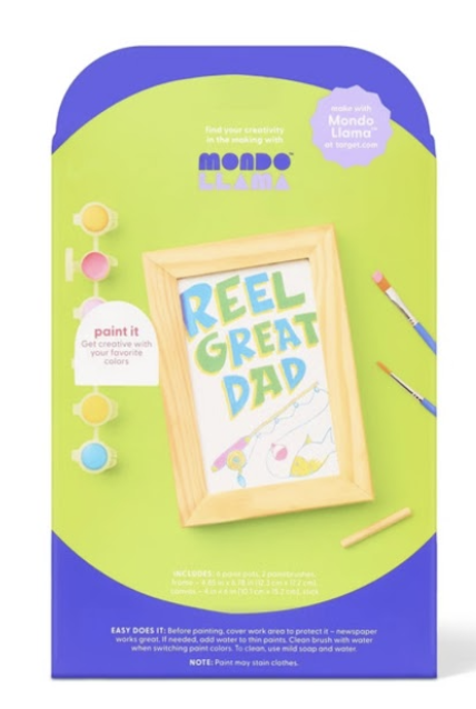 Mondo Llama™ Paint-Your-Own Canvas Kit – DIY Frame Art (Ages 6+)