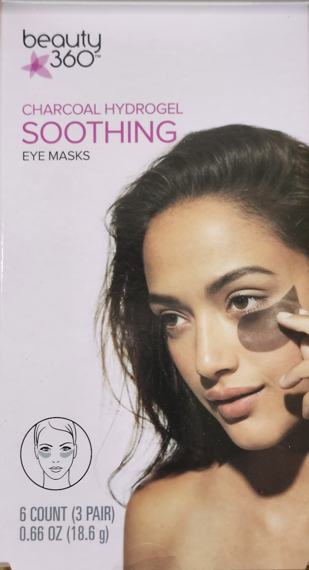 Beauty 360 Charcoal Hydrogel Soothing Eye Masks – 3 Pairs