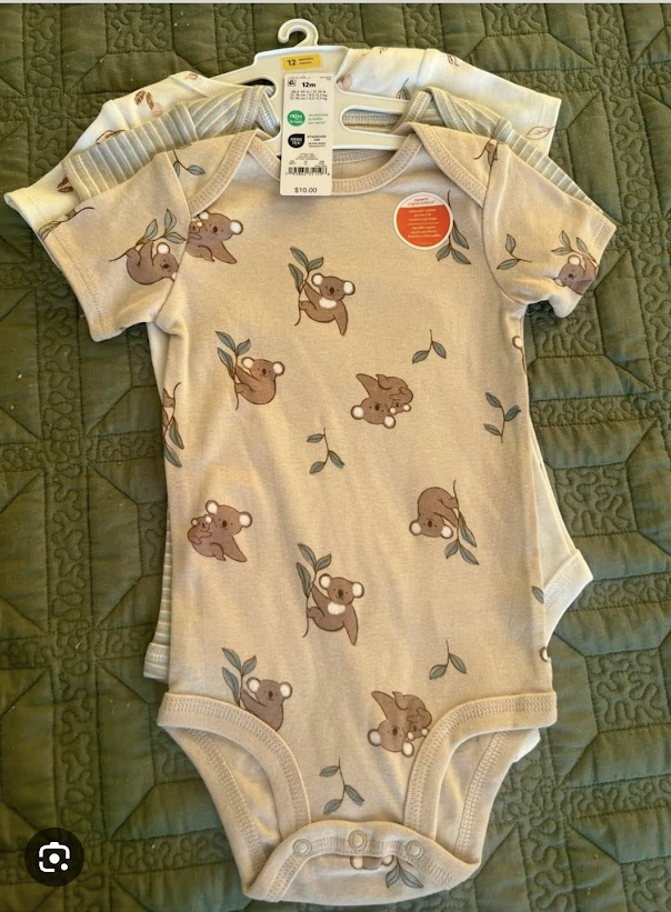 𧸠Carterâs Koala Bodysuit Set â 12 Months
