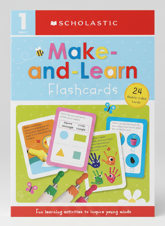 3-Pack Bundle. Scholastic Make-and-Learn Flashcards