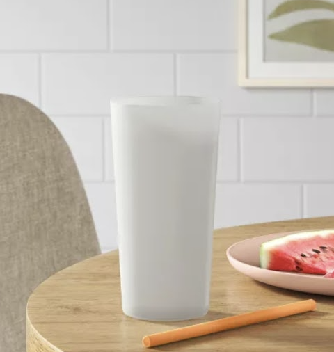 🥤 Mint Ribbed Tall Tumblers – 4-Pack Microwaveable