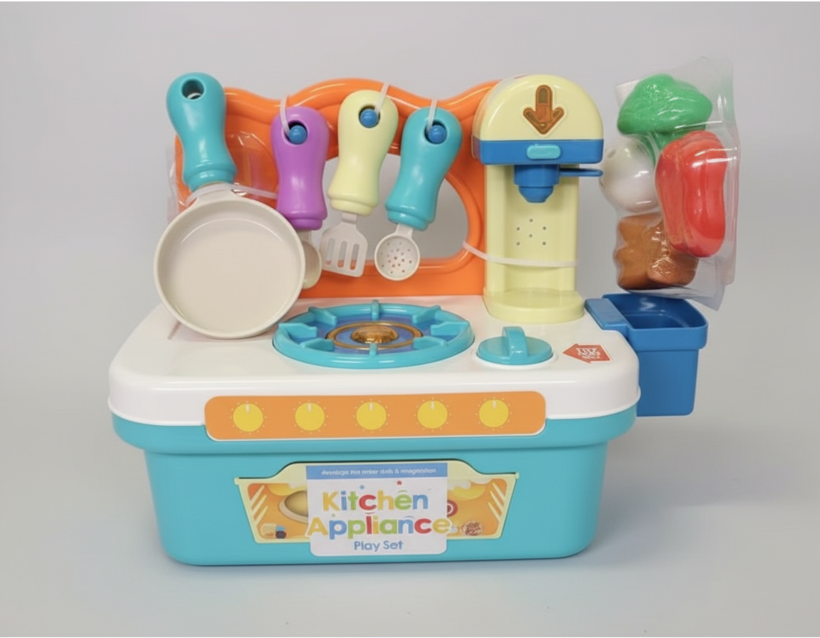 Kitchen Appliance Play Set – 10 Piece Set