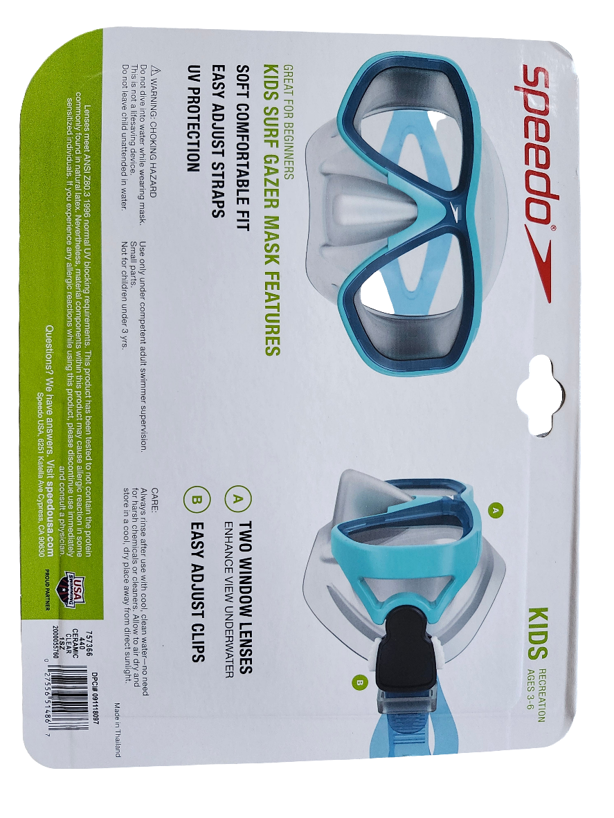 π Speedo Kids Surf Gazer Mask β Ages 3β6