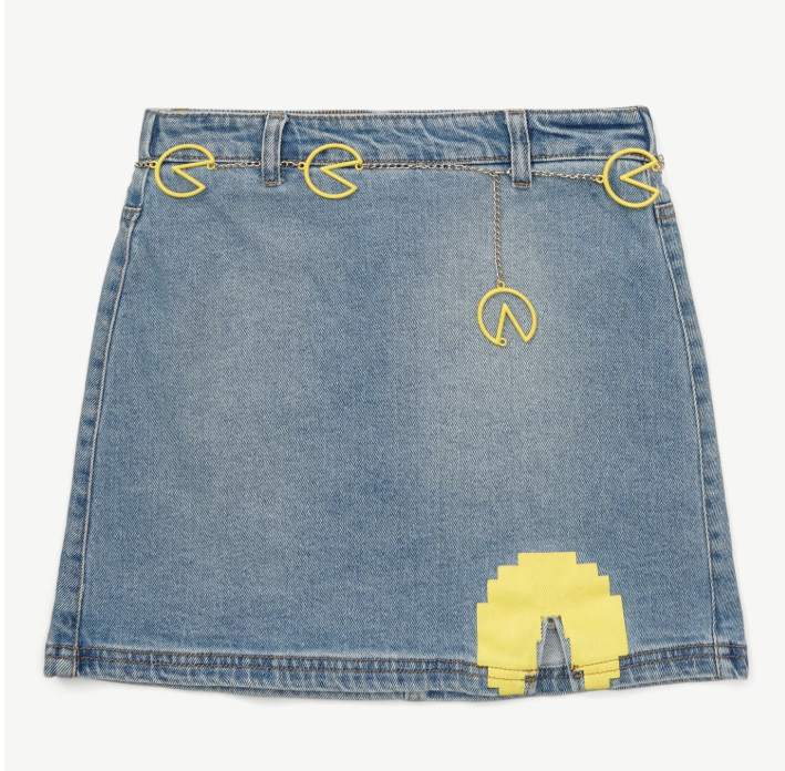 Justice Girls Pac-Man Denim Skirt