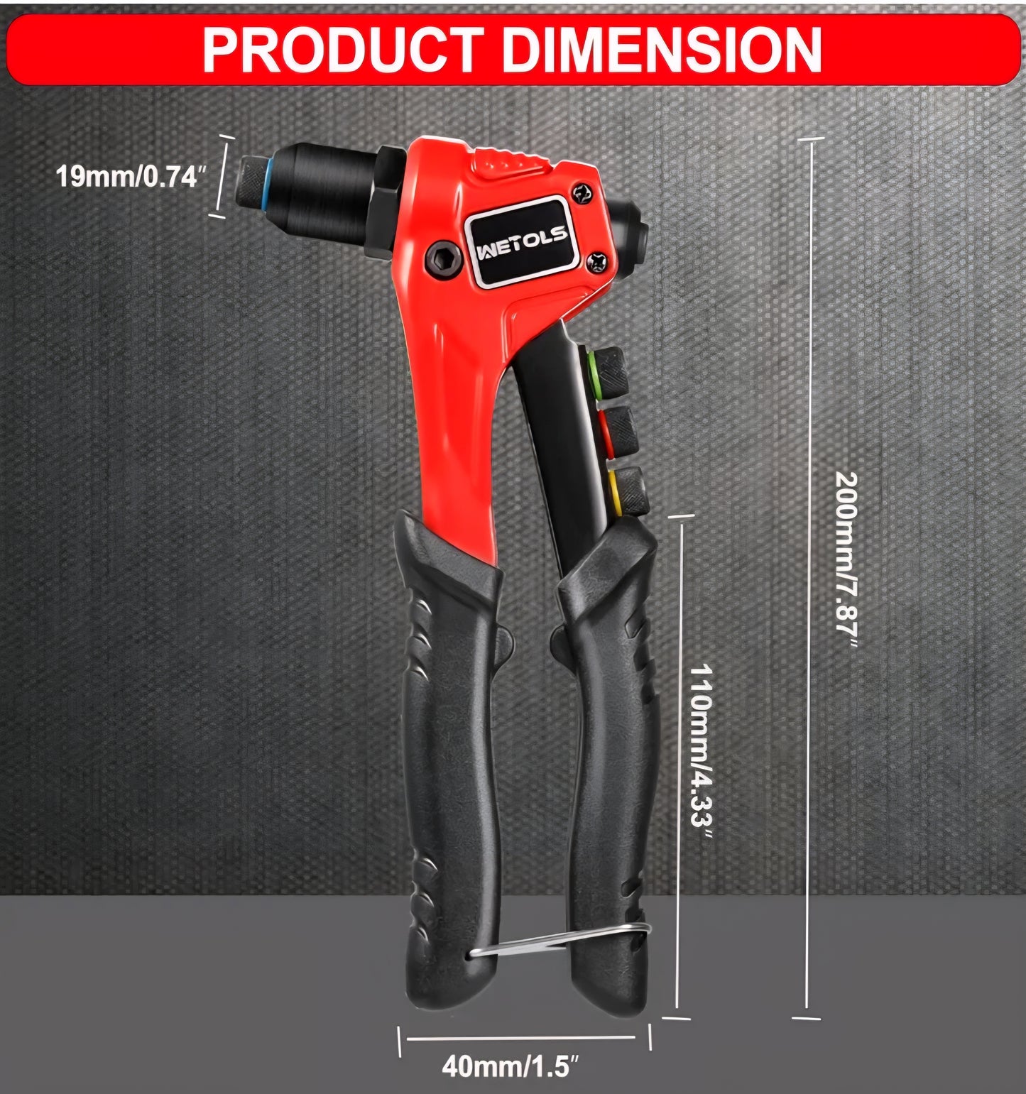 π§ WETOLS Pop Rivet Gun Kit β Complete Riveting Solution