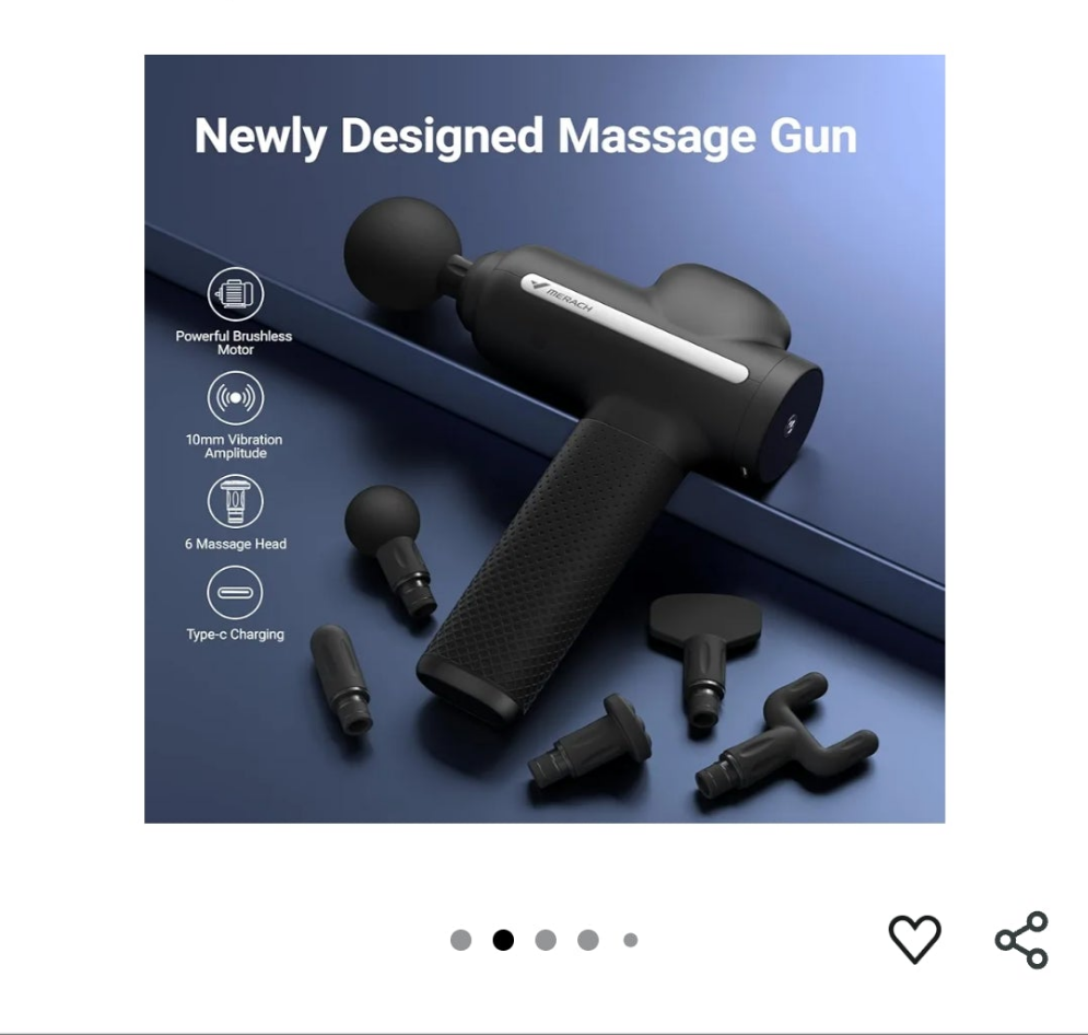 💪✨ MERACH Deep Tissue Massage Gun – Your Personal Muscle Hero!
