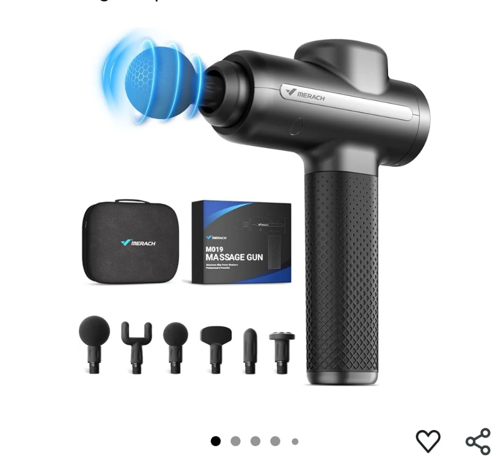 💪✨ MERACH Deep Tissue Massage Gun – Your Personal Muscle Hero!