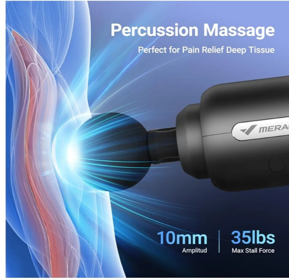 💪✨ MERACH Deep Tissue Massage Gun – Your Personal Muscle Hero!