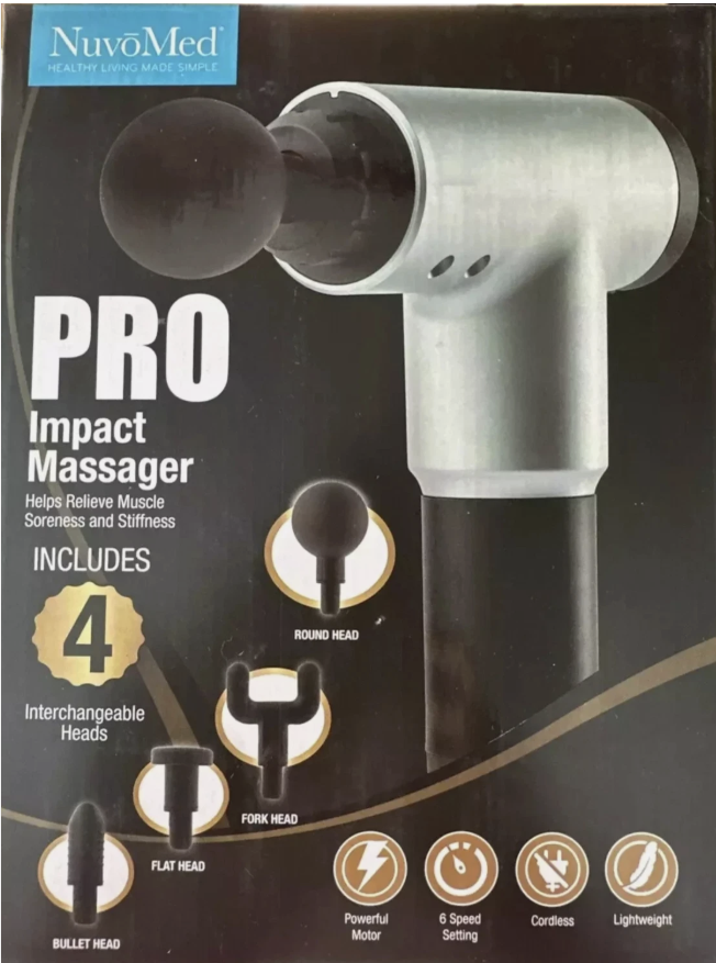 💪 NuvoMed Pro Impact Massager – Cordless Muscle Relief