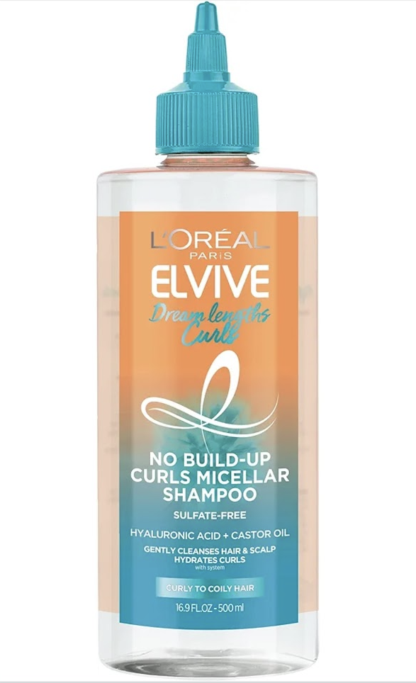 🌊 L’Oréal Elvive Dream Lengths Curls No Build-Up Micellar Shampoo – 500ml