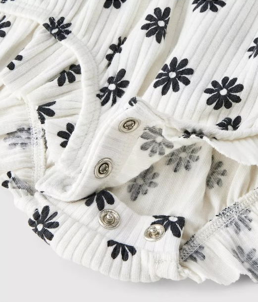 🌼 Cat & Jack Baby Girls’ Ruffle Romper – Size 6–9M