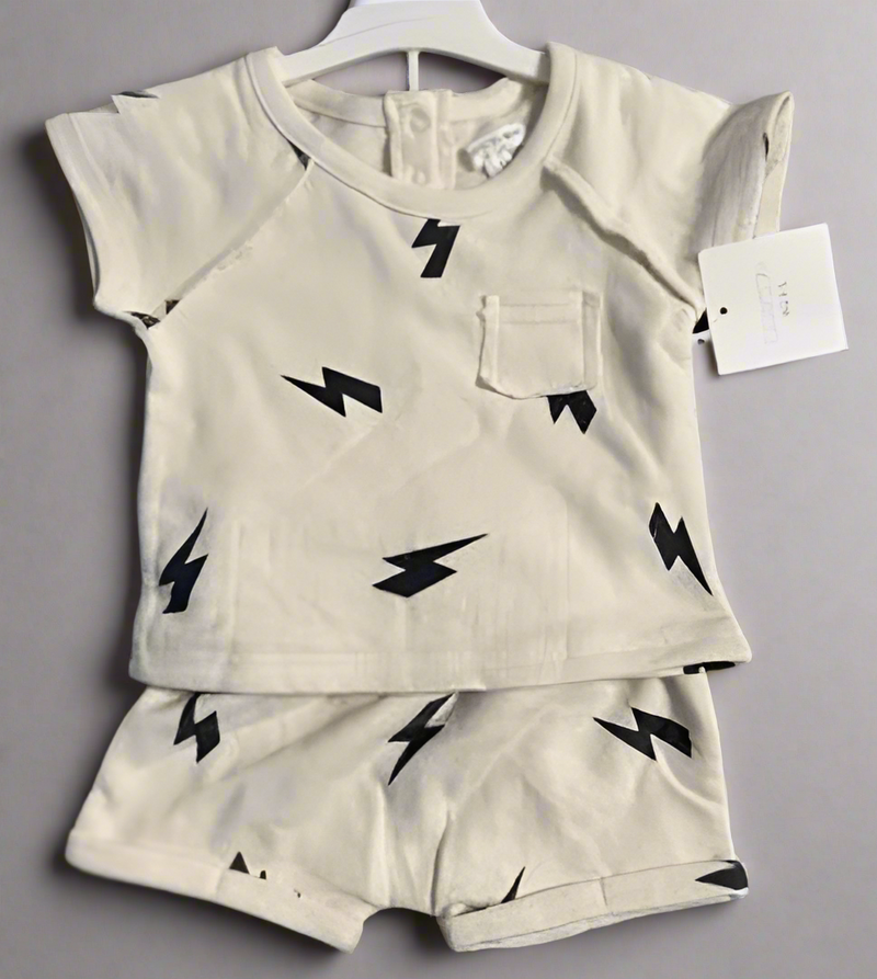 Grayson Mini Baby Boys’ 2-Piece Lightning Set – 3–6M