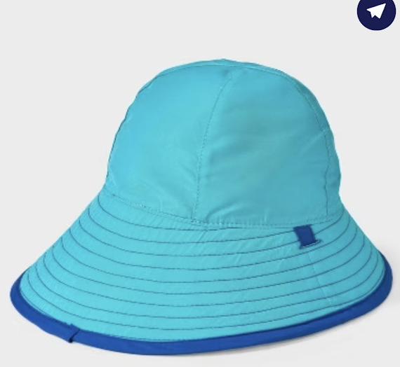 Toddler Boys’ Reversible Bucket Hat (Blue/Green)