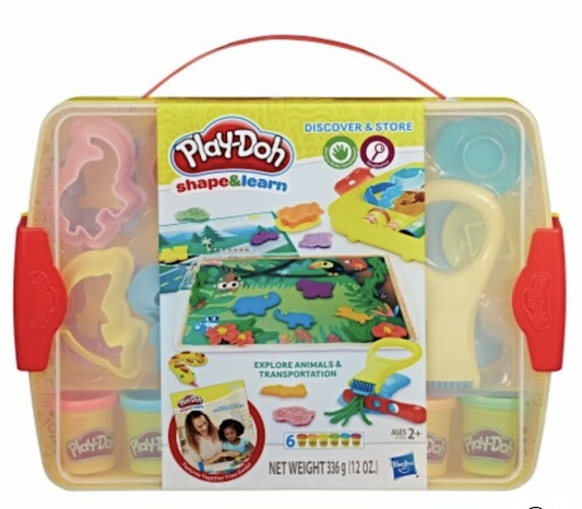 Play-Doh Shape & Learn – Animals & Transportation Set