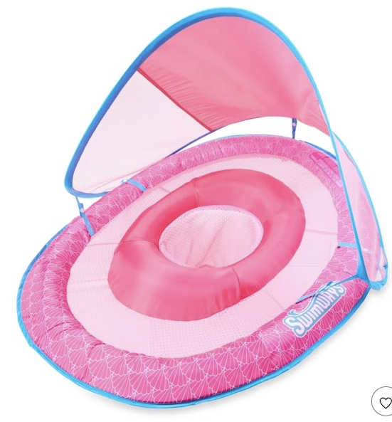 SwimWays Premium Baby Spring Float – Pink