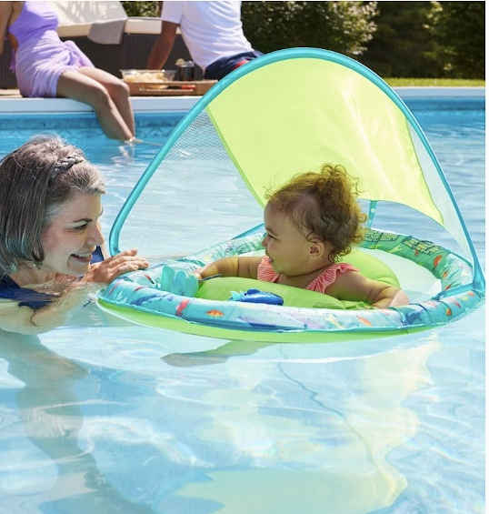 SwimWays Premium Baby Spring Float with Canopy