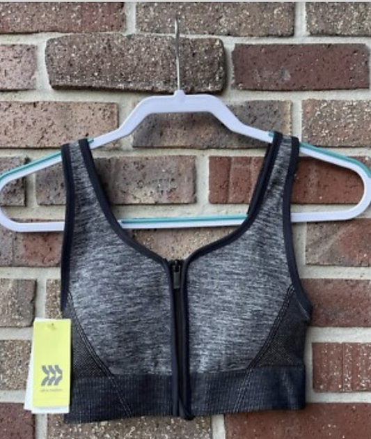 All in Motion Zip-Front High-Support Sports Bra – 3X & 4X