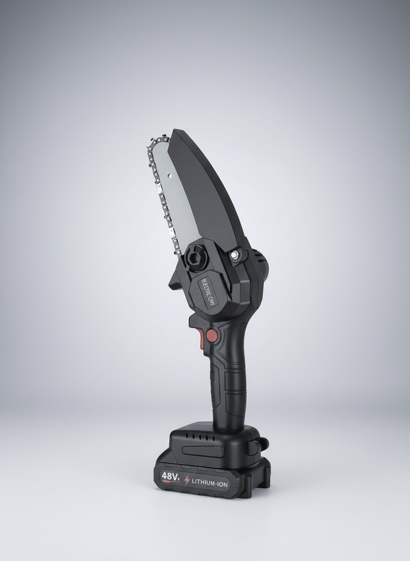 48V Mini Electric Chainsaw – Rechargeable, Handheld & Powerful