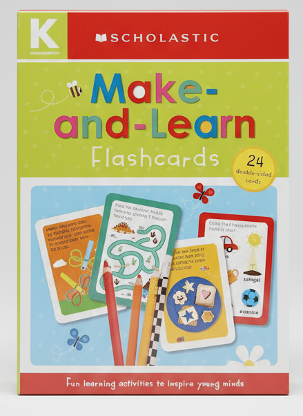 3-Pack Bundle. Scholastic Make-and-Learn Flashcards