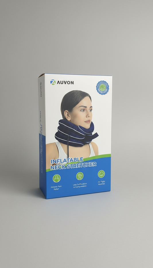 AUVON Inflatable Neck Stretcher – Cervical Support Device