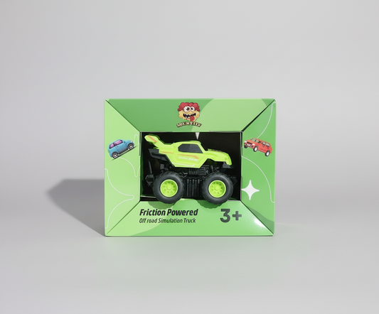 2 Friction Powered Off-Road Trucks with Candy (3+)