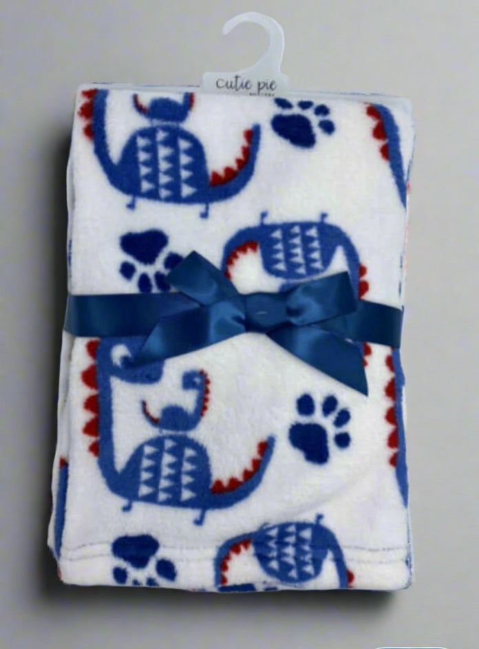 🦖 Cutie Pie Baby Blanket – Mama & Baby Dinosaur Design