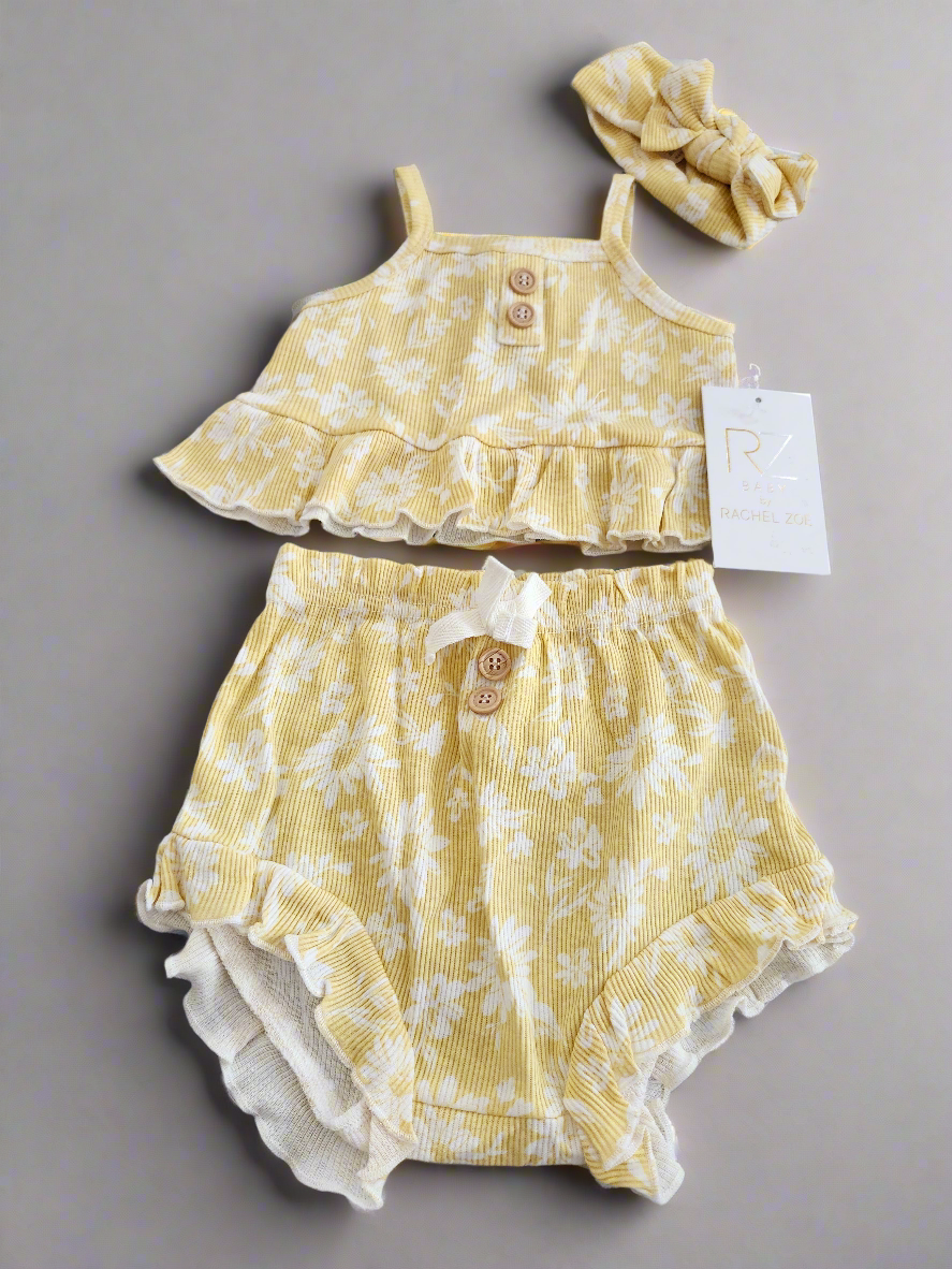 🤍Sweet & Chic Baby Girl Bundle – 4-Piece Set (Size 6–9M)