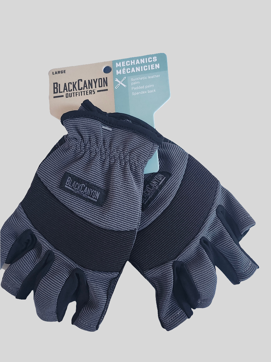 🧤 BlackCanyon Outfitters Mechanics Work Gloves – Size Large