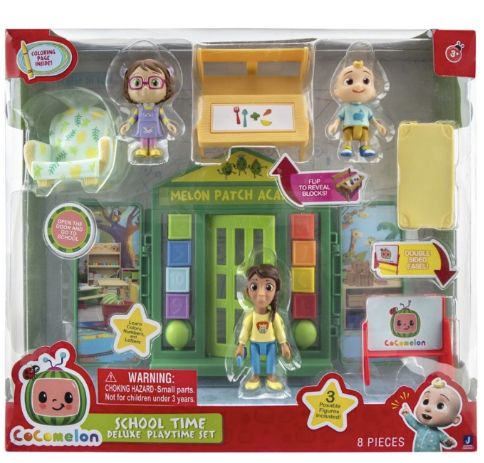 CoComelon School Time Deluxe Playtime Set (8-Piece)