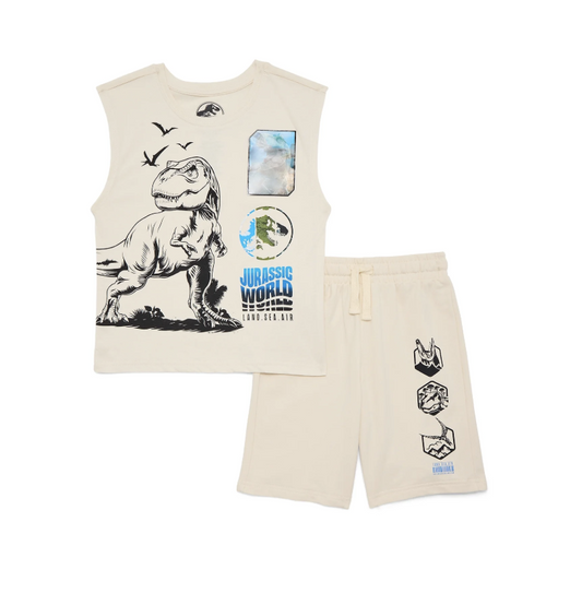 Jurassic World Boys Tank & Shorts Set