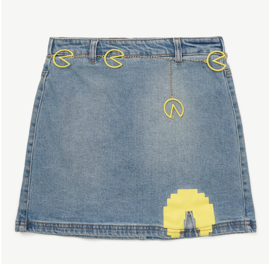 Justice Girls Pac-Man Denim Skirt