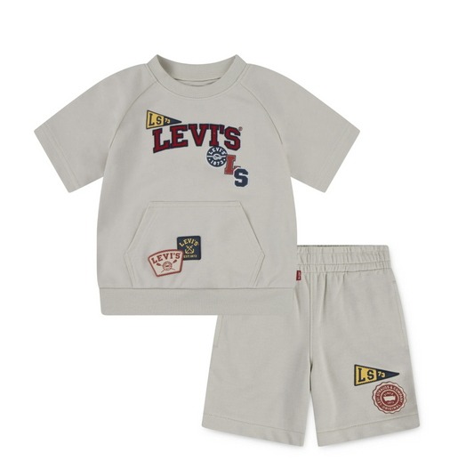 Levi's Toddler Logo Sweatshirt & Short Set