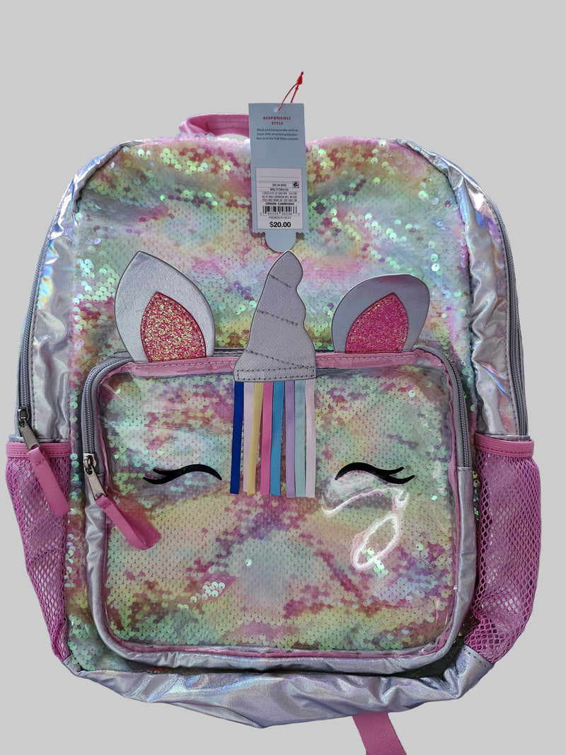 🦄 Cat & Jack™ Flip Sequin Unicorn Backpack – 16"