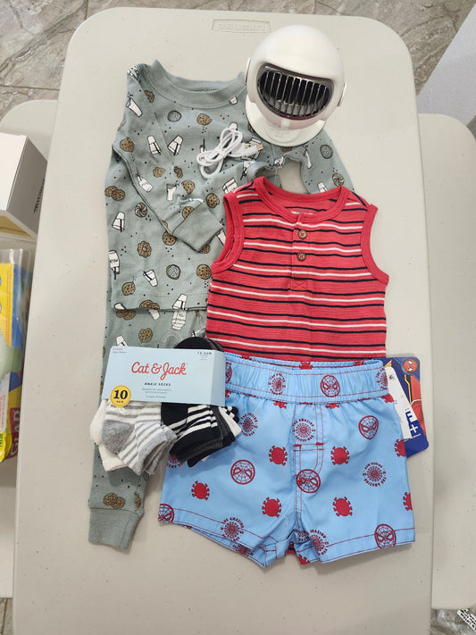 👶 12M Baby Boy Comfort Bundle – Cool Style & Breezy Vibes