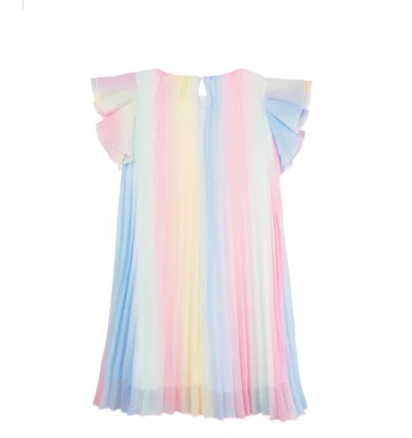 🌈 Rare Editions Girls Short Chiffon Dress – Size 6/6X