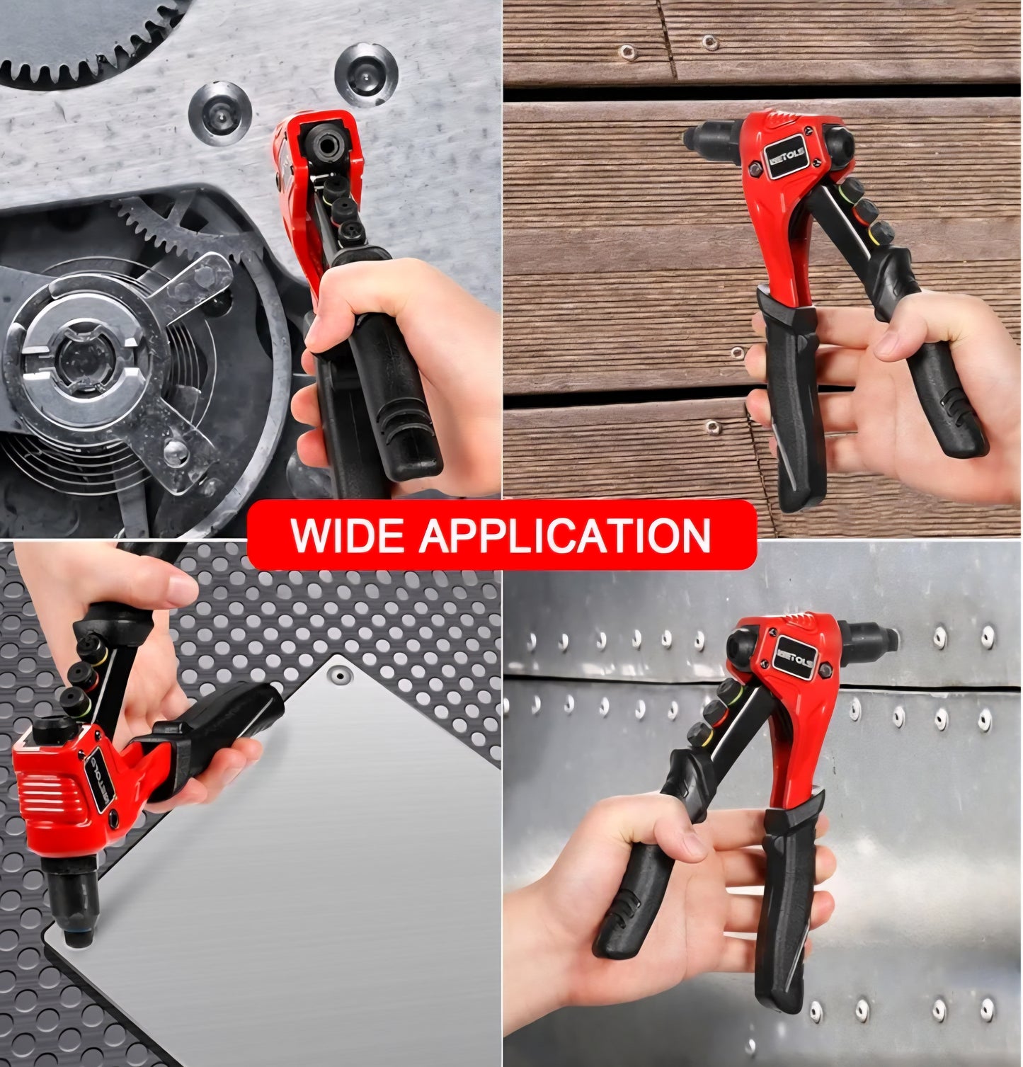 🔧 WETOLS Pop Rivet Gun Kit – Complete Riveting Solution
