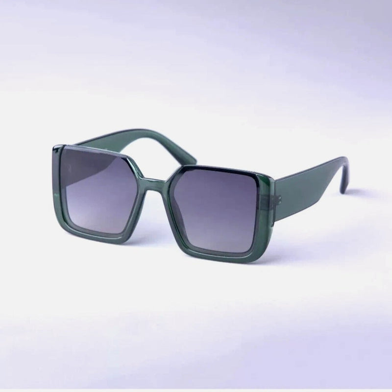Women’s Oversized Square Sunglasses – A New Day™ (Dark Green)
